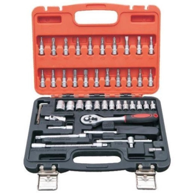 Trusa 46 Piese chei tubulare si biti 
