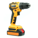 Trusa Autofiletanta cu 2 acumulatori LIDUO 36V galbena