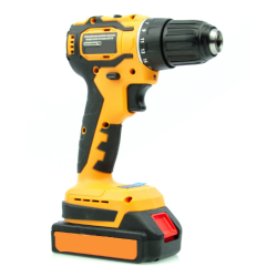 Trusa Autofiletanta cu 2 acumulatori LIDUO 36V galbena