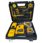 Trusa bormasina 24V cu 2 acumulatori, incarcator si 37 accesorii ZD