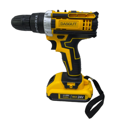 Trusa bormasina 24V cu 2 acumulatori, incarcator si 37 accesorii ZD