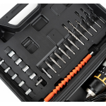 Trusa Bormasina cu percutie 2 acumulatori 36V 5Ah cu 26 accesorii