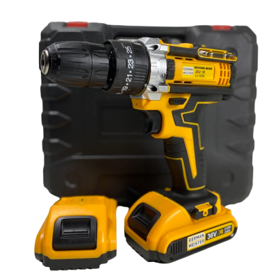 UB Trusa Bormasina cu percutie 2 acumulatori 36V 5Ah cu 26 accesorii