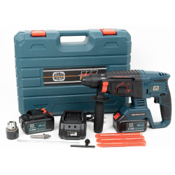 Trusa ciocan rotopercutor German Meister cu 2 acumulatori 36V - 6 ah