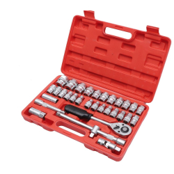 Trusa de scule cu 32 piese chei tubulare si clichet