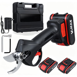 Trusa Foarfeca electrica crengi profesionala cu 2 acumulatori 21 V 2000 mAh diametru taiere 30 mm