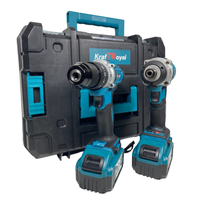 Trusa Masina cu Impact + Autofiletanta cu 2 Acumulatori 36V