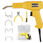 Trusa neagra cu Pistol de lipit din plastic cu capse termice 100W