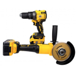 Trusa Polizor Unghiular + Autofiletanta cu 2 Acumulatori 128V