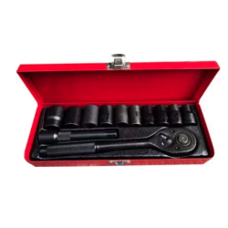 Trusa Profesionala chei tubulare 1/2 impact 12 piese