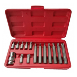 Trusa profesionala de scule 15 piese Biti Torx H10