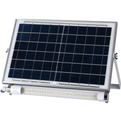 Tub led stil neon cu senzor de miscare si panou solar