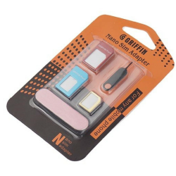 UB Adaptor universal Nano Sim Griffin 5 în 1 pentru toate dispozitivele mobile