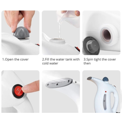 UB Aparat de aburi RZ 608 portabil pentru fata si imbracaminte