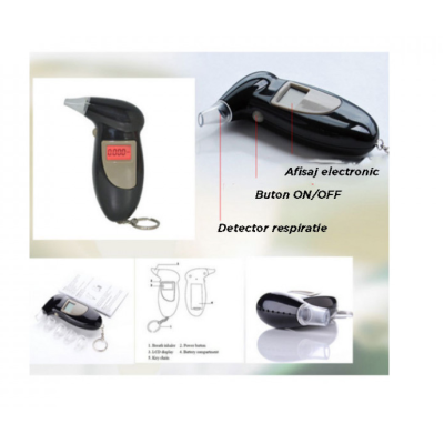 UB Aparat de testat alcoolemia cu 4 rezerve de plastic AM
