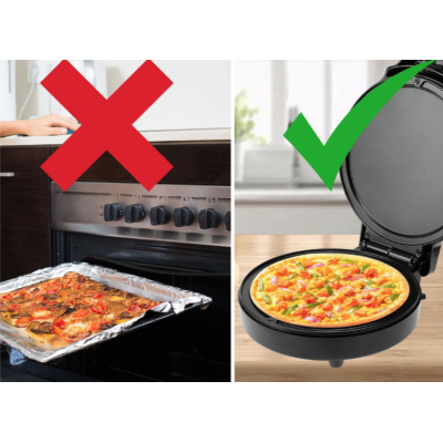 UB Aparat electric pentru pizza SC 9845 acoperire antiaderenta coacere rapida base