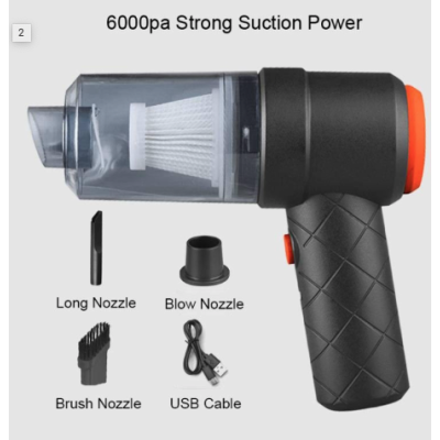 UB Aspirator Portabil fara Fir YT M2037 Tip Pistol 2 in 1 pentru casa/masina