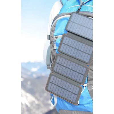 UB Baterie Externa Solara Power Bank 20 000 mAh 4 Panouri