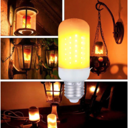 UB Bec LED FLACARA E27 3W 3 moduri iluminare