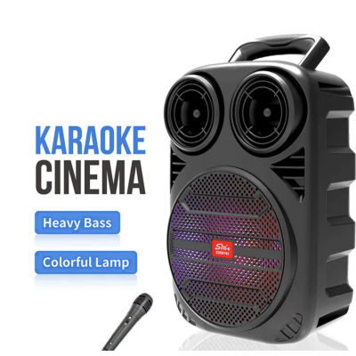 UB Boxa bluetooth ZQS 6162 portabila cu LED RGB si maner transport