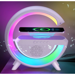 UB Boxa Multifunctionala 3 in 1 lampa LED RGB smart BT 2301 boxa bluetoothb incarcator telefon wireless lumina RGB