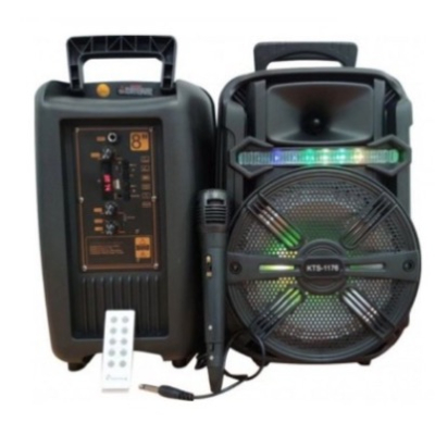 UB Boxa portabila 80W KTS-1176 cu Microfon 