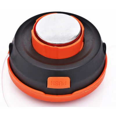 UB Cap motocoasa buton metal gri+portocaliu MX144