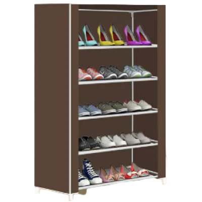 UB Dulap textil pentru incaltaminte 5 rafturi ALBASTRU SUS