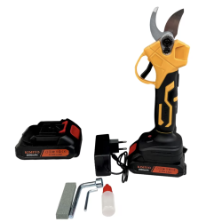 UB Foarfeca de gradina cu 2 acumulatori pentru vita de vie si crengi 88V 2Ah Galben