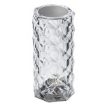 UB Lampa de masa decorativa cu LED tip "Crystal" ALB CALD