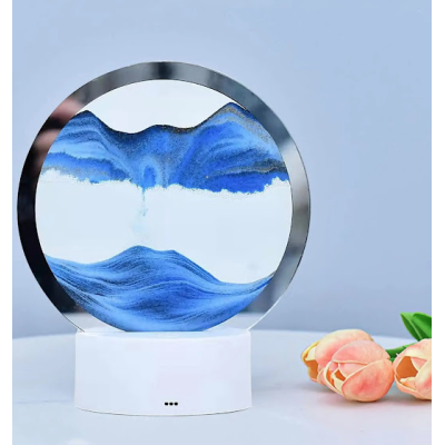 UB Lampa decorativa MOV tip clepsidra nisipuri miscatoare