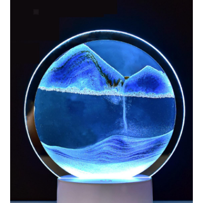 UB Lampa decorativa MOV tip clepsidra nisipuri miscatoare