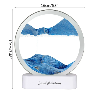 UB Lampa decorativa MOV tip clepsidra nisipuri miscatoare