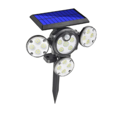 UB Lampa Solara LED AB TA121 4x casete iluminat, incarcare solara, senzor de miscare