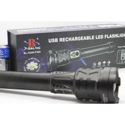 UB Lanterna de mana profesionala LED BL G206 P360 cu 5x zoom aluminiu