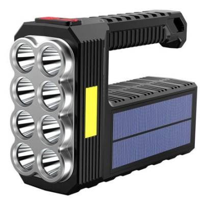 UB Lanterna  de mana ST11 cu 8 LED cu incarcare solara si USB