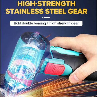 UB MINI POLIZOR UNGHIULAR PORTABIL VERDE CU ACUMULATOR DISC 76MM