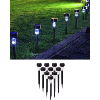 UB Set 10 lampi solare pentru gradina cu Led Negre SO