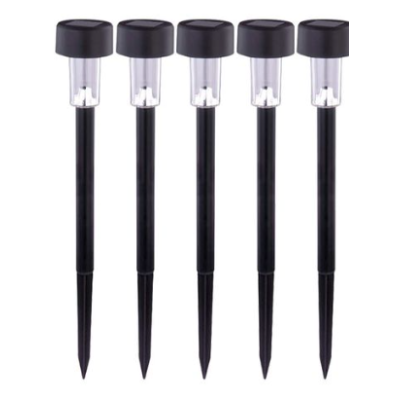 UB Set 10 lampi solare pentru gradina cu Led Negre SO