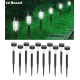 UB Set 10 lampi solare pentru gradina cu Led Negre SO