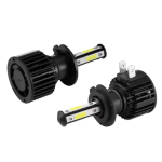 UB Set 2 leduri H4 cu doua faze 360 grade 4 fete luminoase alb putere 200W temperatura 6000k