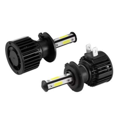 UB Set 2 leduri H4 cu doua faze 360 grade 4 fete luminoase alb putere 200W temperatura 6000k