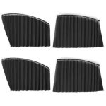 UB Set 4 parasolare retractabile auto geamuri laterale fata-spate NEGRE