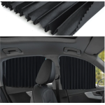 UB Set 4 parasolare retractabile auto geamuri laterale fata-spate NEGRE