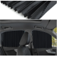 UB Set 4 parasolare retractabile auto geamuri laterale fata-spate NEGRE
