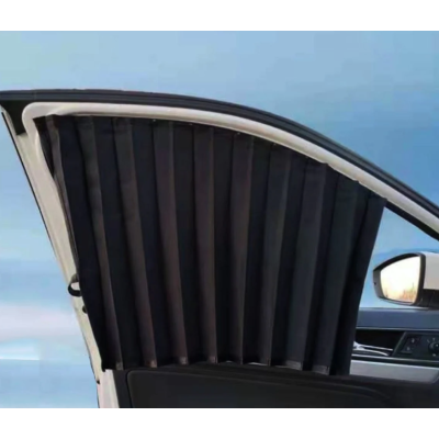 UB Set 4 parasolare retractabile auto geamuri laterale fata-spate NEGRE