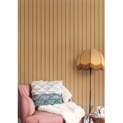 UB Set 5 placi de tapet autoadeziv imitatie RIFLAJ  30x60 cm lemn natural 