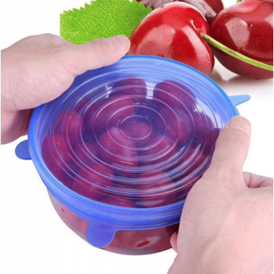 UB Set 6 capace pentru alimente flexibile din silicon transparent HASAN