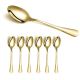 UB Set 6 linguri otel inoxidabil auriu HS