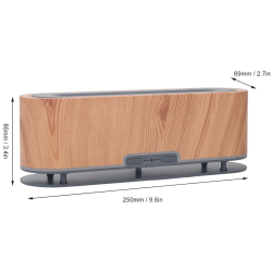 UB Umidificator cu difuzor cu ultrasunete tip lemn MARO INCHIS CHI